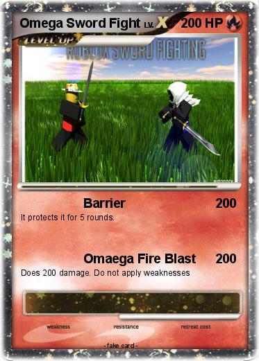 Pokemon Omega Sword Fight