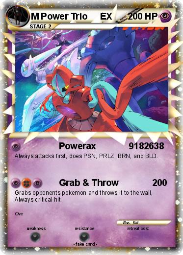 Pokemon M Power Trio     EX