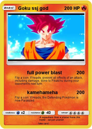 Pokemon Goku ssj god