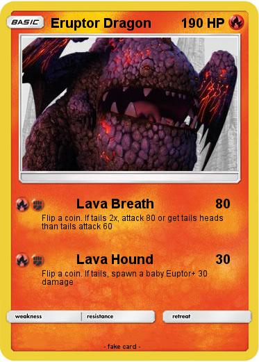 Pokemon Eruptor Dragon