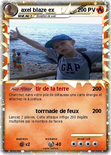 Pokemon axel blaze ex