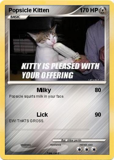 Pokemon Popsicle Kitten