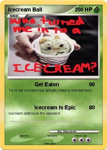 Pokemon Icecream Ball