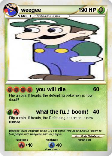 Pokemon weegee
