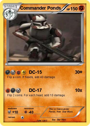 Pokemon Commander Ponds