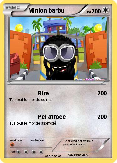 Pokemon Minion barbu