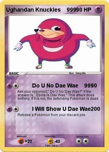 Pokemon Ughandan Knuckles    999