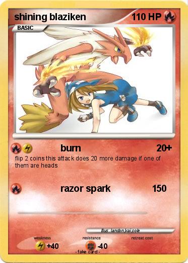 Pokemon shining blaziken