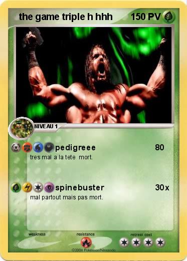 Pokemon   the game triple h hhh 