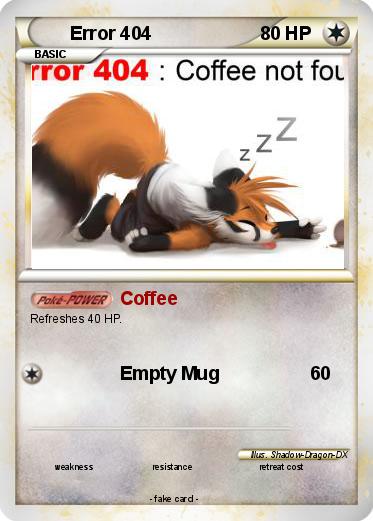 Pokemon Error 404