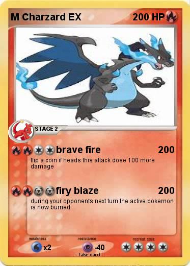 Pokemon M Charzard EX