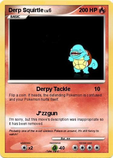 Pokemon Derp Squirtle