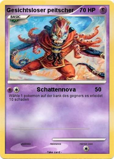 Pokemon Gesichtsloser peitscher