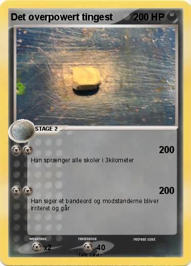 Pokemon Det overpowert tingest