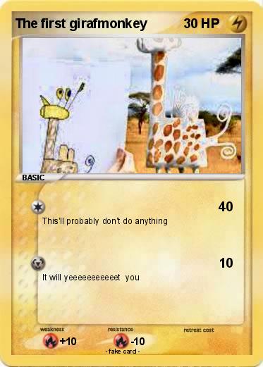 Pokemon The first girafmonkey