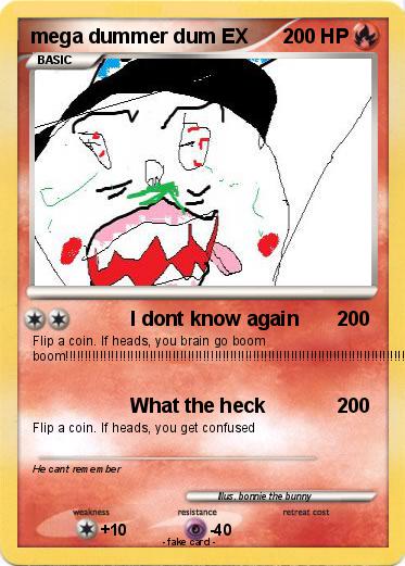 Pokemon mega dummer dum EX