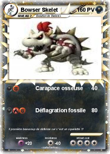 Pokemon Bowser Skelet