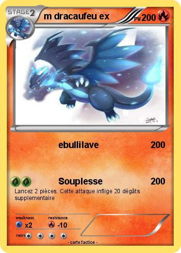 Pokemon m dracaufeu ex