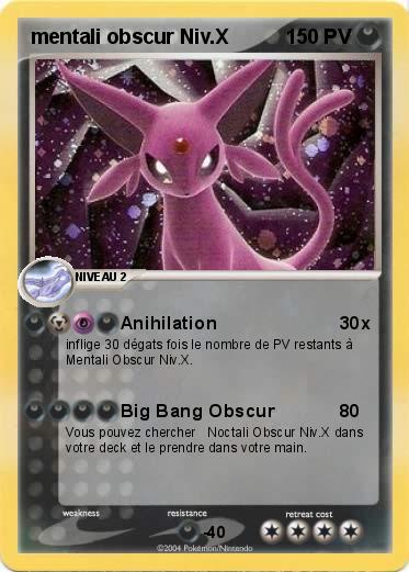 Pokemon mentali obscur Niv.X