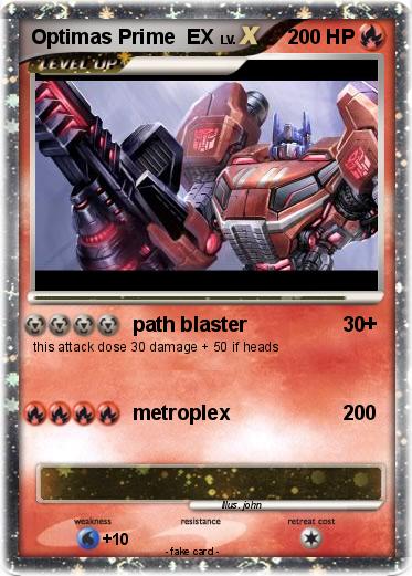 Pokemon Optimas Prime  EX