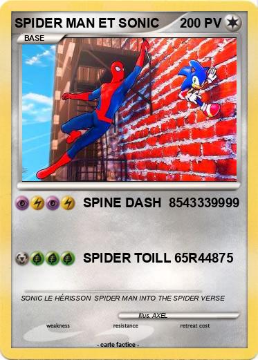 Pokemon SPIDER MAN ET SONIC