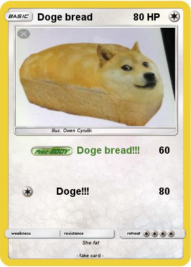 Pokemon Doge bread