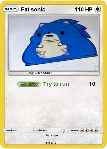 Pokemon Fat sonic