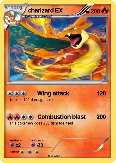 Pokemon charizard EX