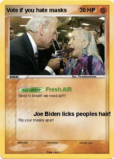 Pokemon Vote if you hate masks