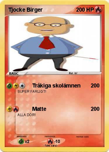 Pokemon Tjocke Birger