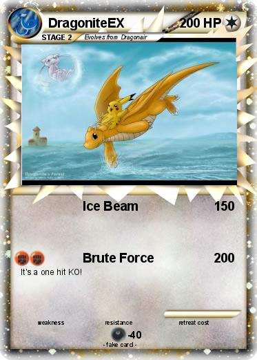 Pokemon DragoniteEX
