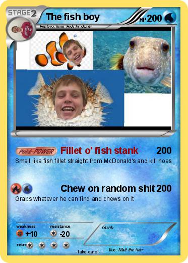 Pokemon The fish boy