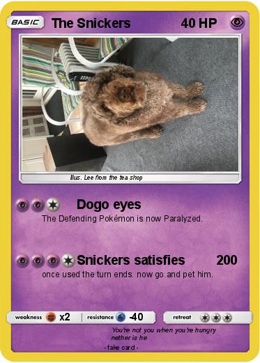 Pokemon The Snickers