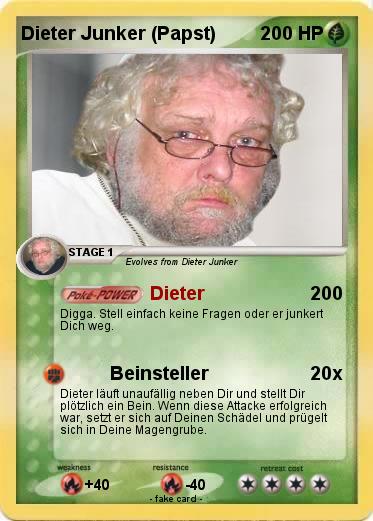 Pokemon Dieter Junker (Papst)