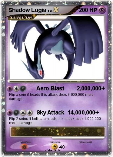 Pokemon Shadow Lugia
