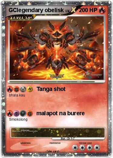 Pokemon GClegendary obelisk