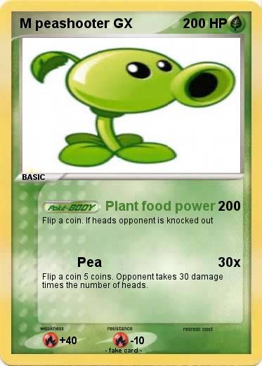Pokemon M peashooter GX