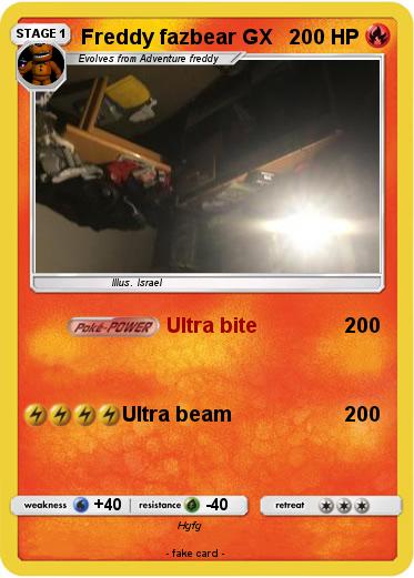 Pokemon Freddy fazbear GX