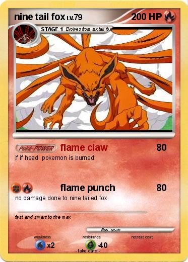 Pokemon nine tail fox