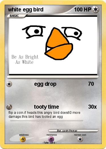 Pokemon white egg bird