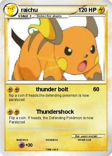 Pokemon raichu