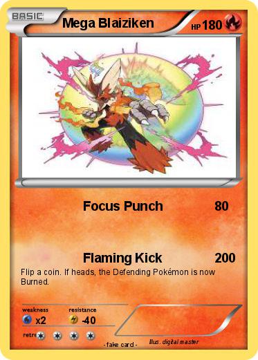 Pokemon Mega Blaiziken