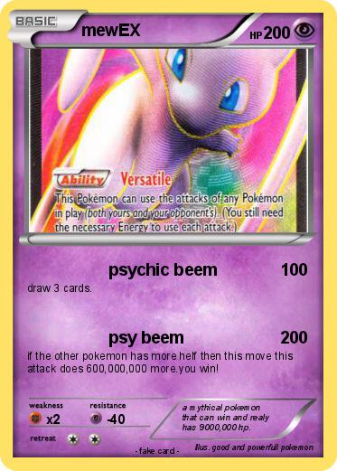 Pokemon mewEX