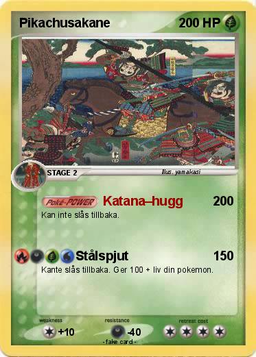 Pokemon Pikachusakane