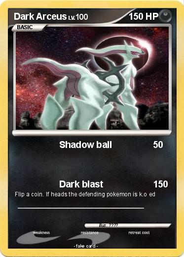 Pokemon Dark Arceus