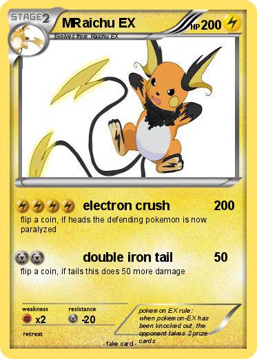 Pokemon MRaichu EX