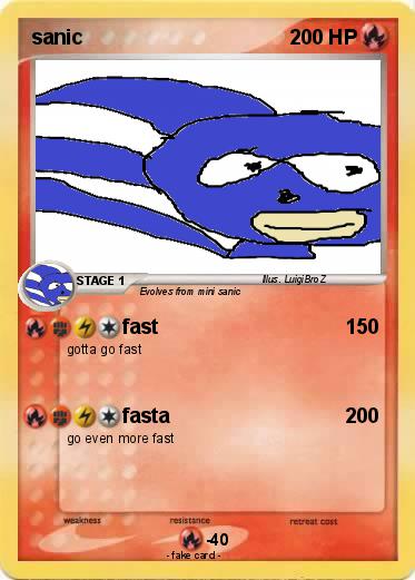 Pokemon sanic