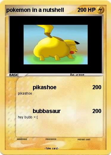 Pokemon pokemon in a nutshell
