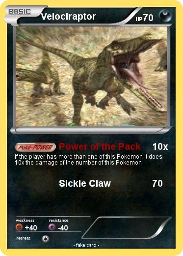 Pokemon Velociraptor