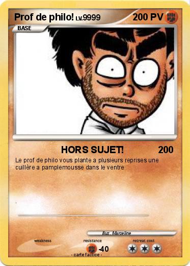 Pokemon Prof de philo!